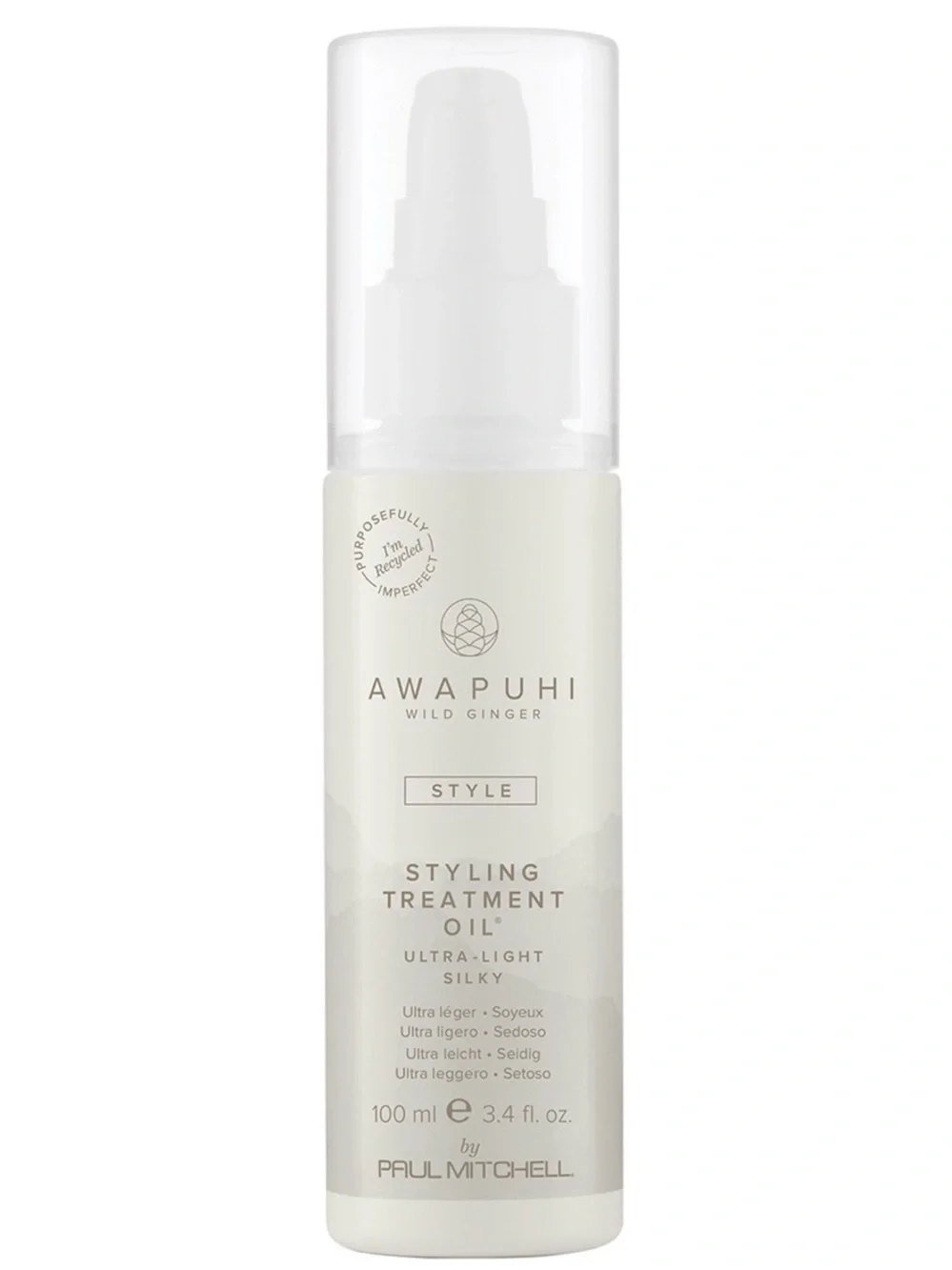 Paul Mitchell Awapuhi Wild Ginger Styling Treatment Oil - White